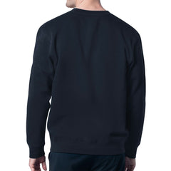 Navy Cleveland Guardians Starter Team Logo Fleece Pullover Sweatshirt