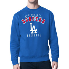 Royal Los Angeles Dodgers Starter Team Logo Fleece Pullover Sweatshirt