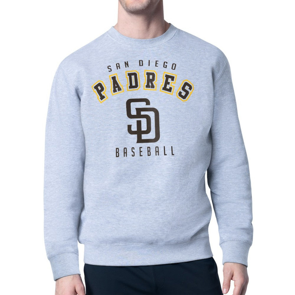 Gray San Diego Padres Starter Team Logo Fleece Pullover Sweatshirt
