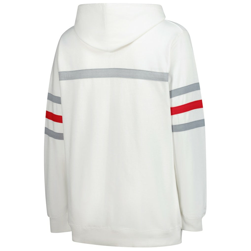 Women's Plus Size Head Coach Throwback Pullover Hoodie - San Francisco 49ers Hoodies