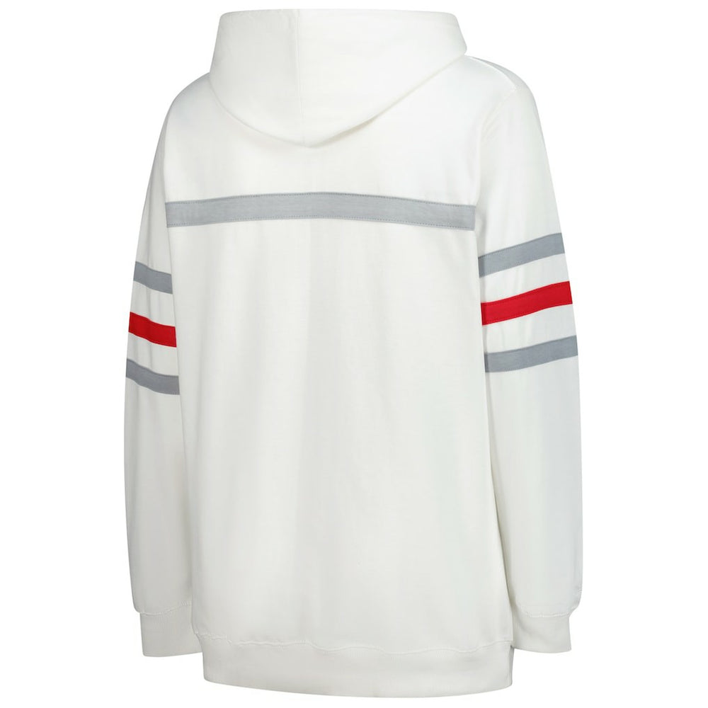 Women's Plus Size Head Coach Throwback Pullover Hoodie - San Francisco 49ers Hoodies