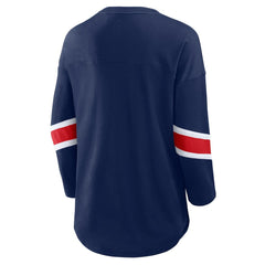 Women's Plus Size Redzone 3/4-Sleeve Scoop Neck T-Shirt - New England Patriots T-shirts