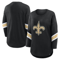 Women's Plus Size Redzone 3/4-Sleeve Scoop Neck T-Shirt - New Orleans Saints T-shirts