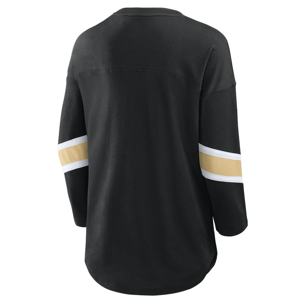 Women's Plus Size Redzone 3/4-Sleeve Scoop Neck T-Shirt - New Orleans Saints T-shirts