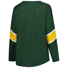 Women's Plus Size Redzone 3/4-Sleeve Scoop Neck T-Shirt - Green Bay Packers T-shirts