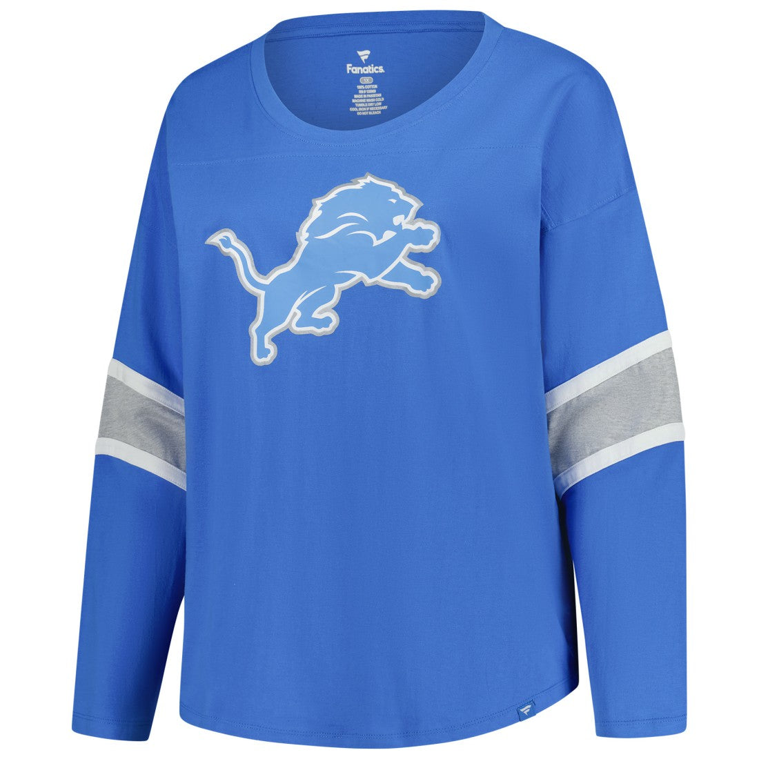 Women's Plus Size Redzone 3/4-Sleeve Scoop Neck T-Shirt - Detroit Lions T-shirts