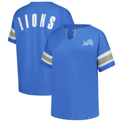 Women's Plus Size Redzone Notch Neck T-Shirt - Detroit Lions T-shirts