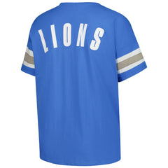 Women's Plus Size Redzone Notch Neck T-Shirt - Detroit Lions T-shirts