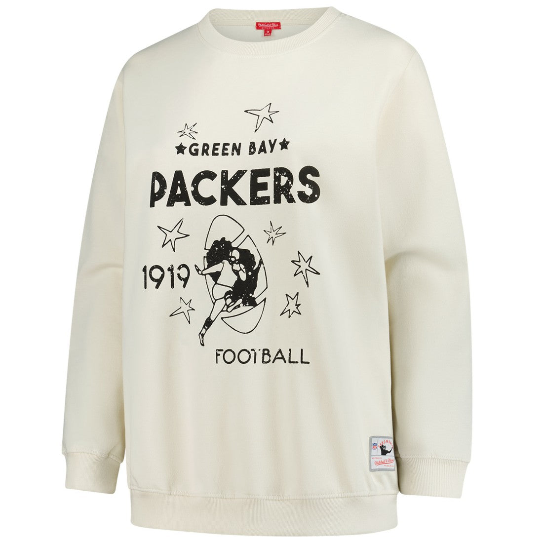 Women's Plus Size Shooting Star Sweatshirt - Green Bay Packers Sweatshirts