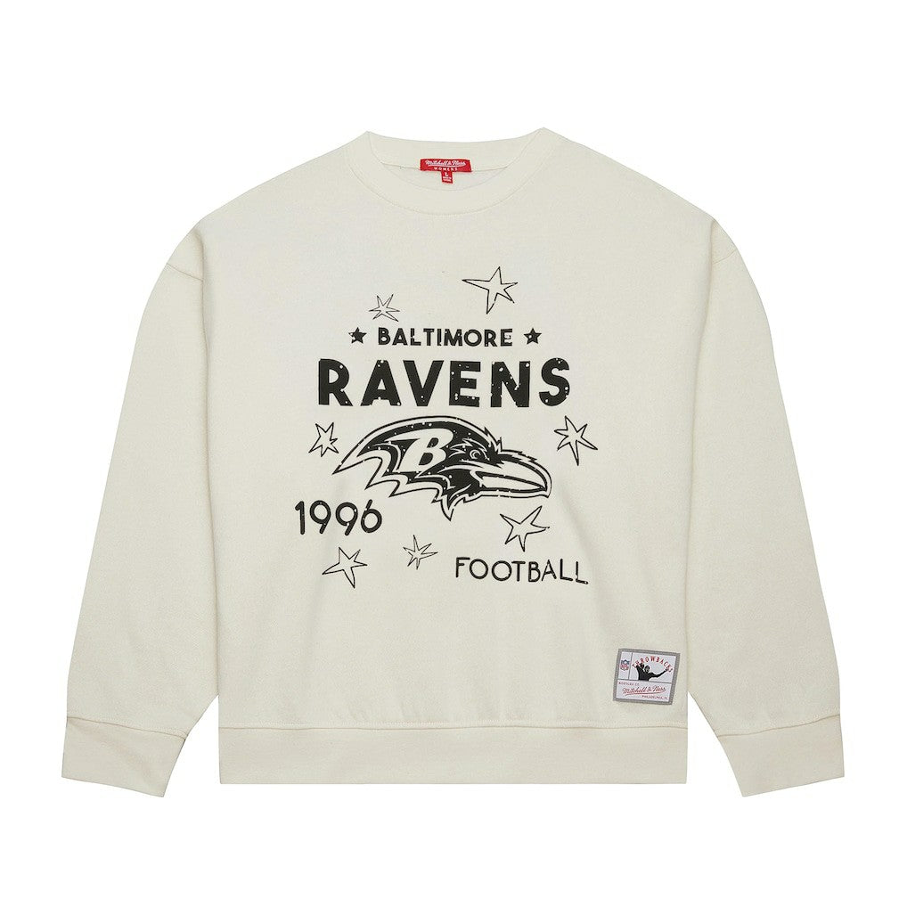 Women's Plus Size Shooting Star Sweatshirt - Baltimore Ravens Sweatshirts