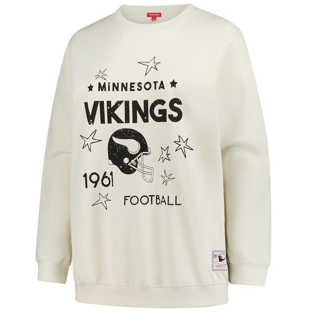 Women's Plus Size Shooting Star Sweatshirt - Minnesota Vikings Sweatshirts
