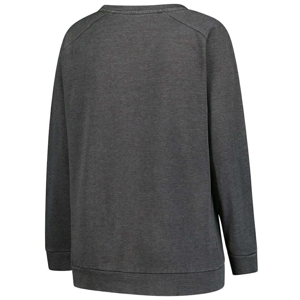 Profile Women's Plus Size Acid Wash Raglan Sweatshirt - Washington Commanders Sweatshirts