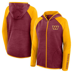 Women's Plus Size End Around Pass Full-Zip Hoodie - Washington Commanders Hoodies