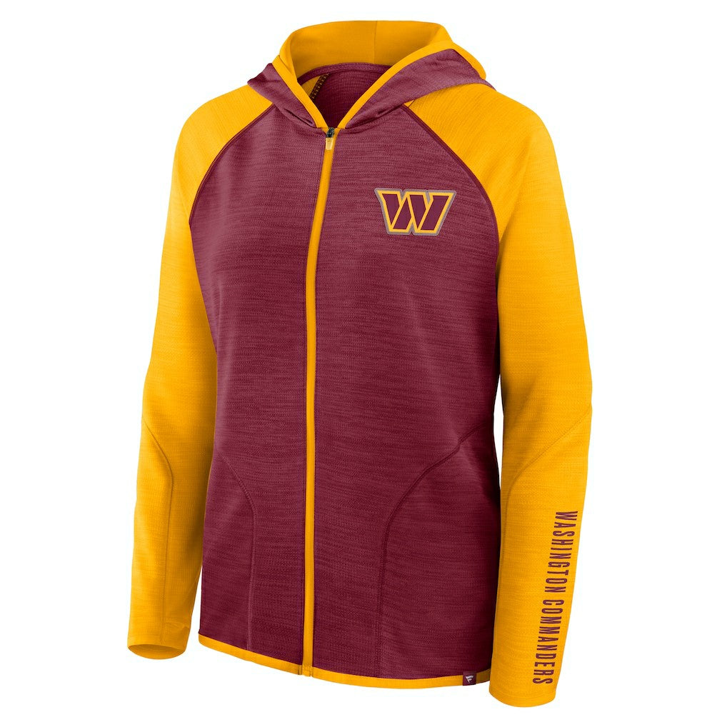 Women's Plus Size End Around Pass Full-Zip Hoodie - Washington Commanders Hoodies