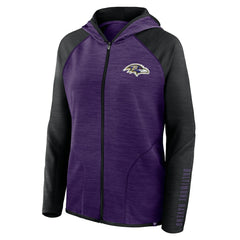 Women's Plus Size End Around Pass Full-Zip Hoodie - Baltimore Ravens Hoodies