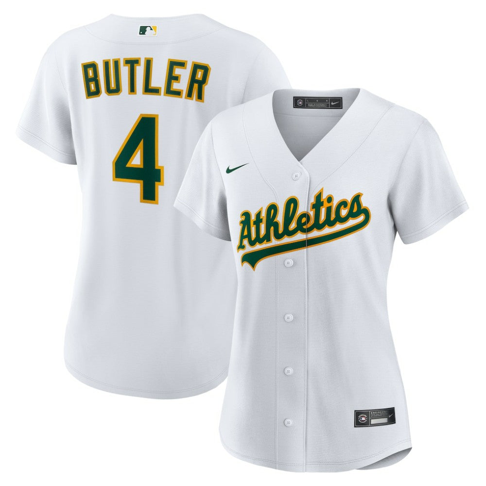 White Lawrence Butler Athletics Nike Women's Home Replica Jersey