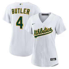 White Lawrence Butler Athletics Nike Women's Home Replica Jersey