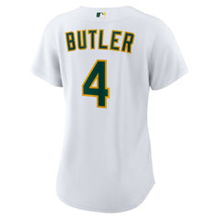 White Lawrence Butler Athletics Nike Women's Home Replica Jersey