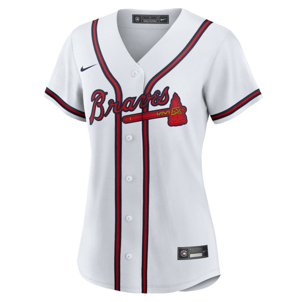 White Spencer Schwellenbach Atlanta Braves Nike Women's Home Replica Jersey