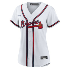 White Spencer Schwellenbach Atlanta Braves Nike Women's Home Replica Jersey