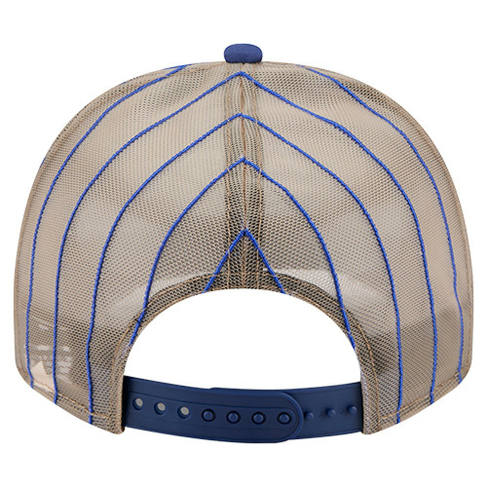 Royal Los Angeles Dodgers New Era Vintage Arched Foam Front 9FIFTY A-Frame Adjustable Trucker Hat