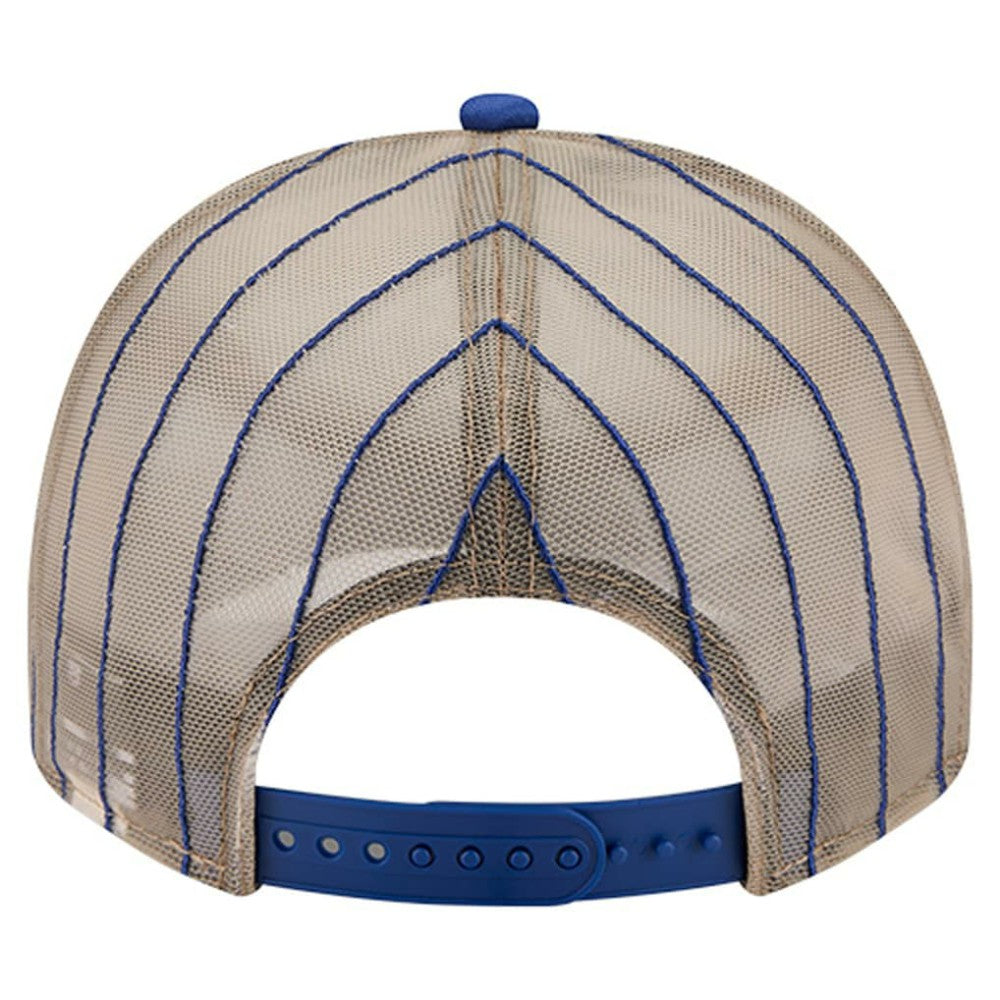 Royal Chicago Cubs New Era Vintage Arched Foam Front 9FIFTY A-Frame Adjustable Trucker Hat