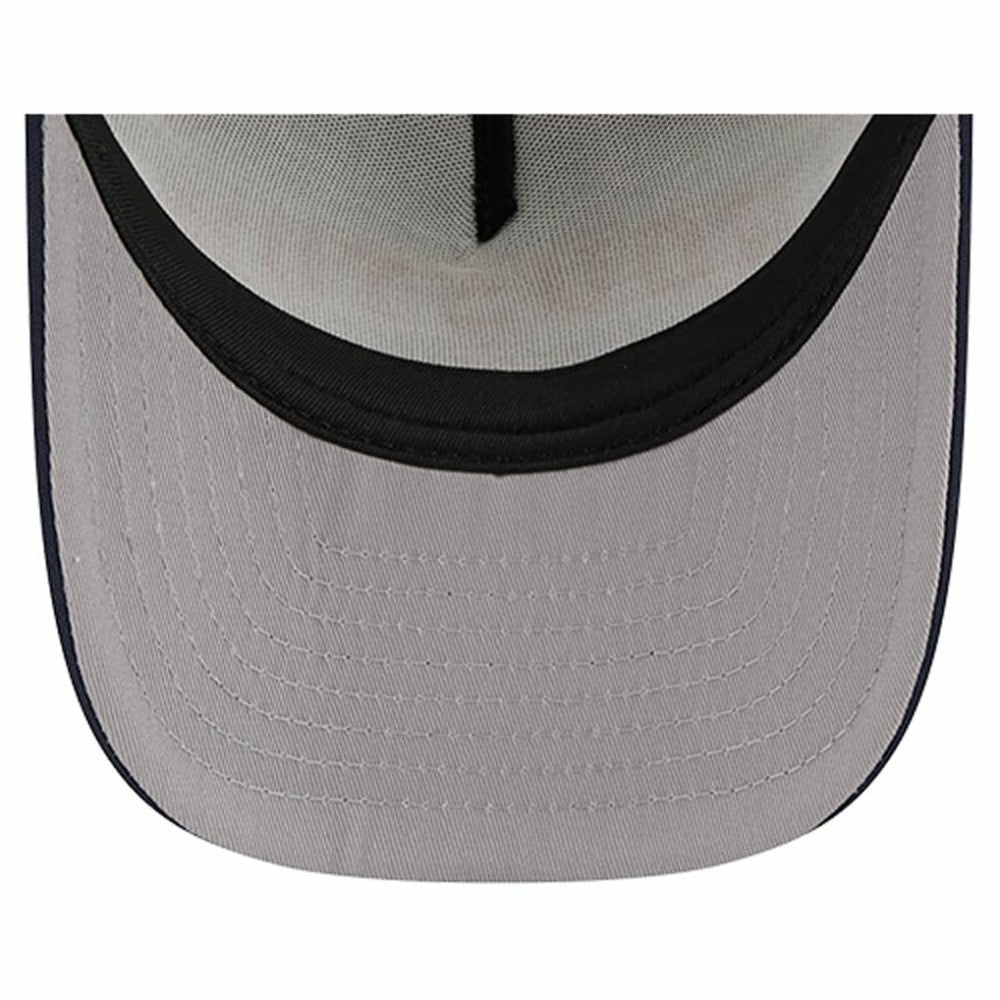 Navy Houston Astros New Era Vintage Arched Foam Front 9FIFTY A-Frame Adjustable Trucker Hat