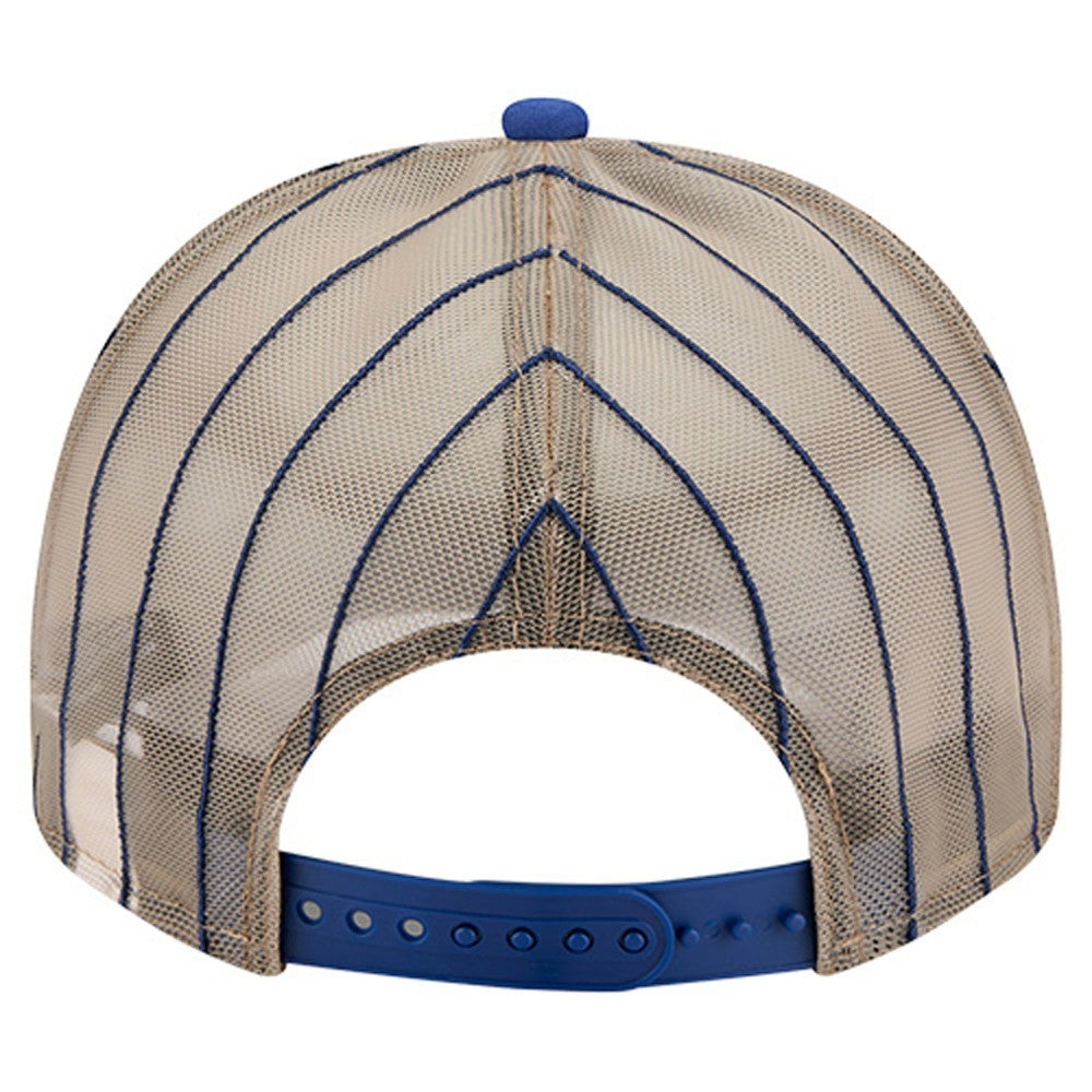 Royal Milwaukee Brewers New Era Vintage Arched Foam Front 9FIFTY A-Frame Adjustable Trucker Hat