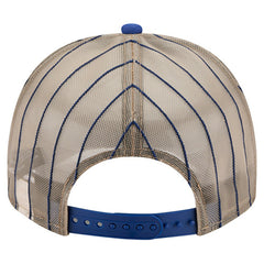 Royal Milwaukee Brewers New Era Vintage Arched Foam Front 9FIFTY A-Frame Adjustable Trucker Hat