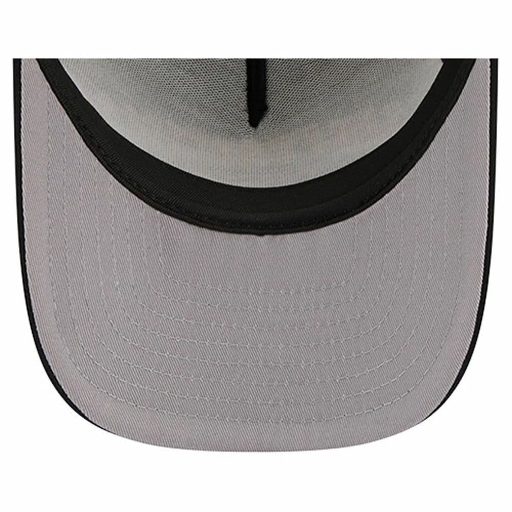 Black San Francisco Giants New Era Vintage Arched Foam Front 9FIFTY A-Frame Adjustable Trucker Hat