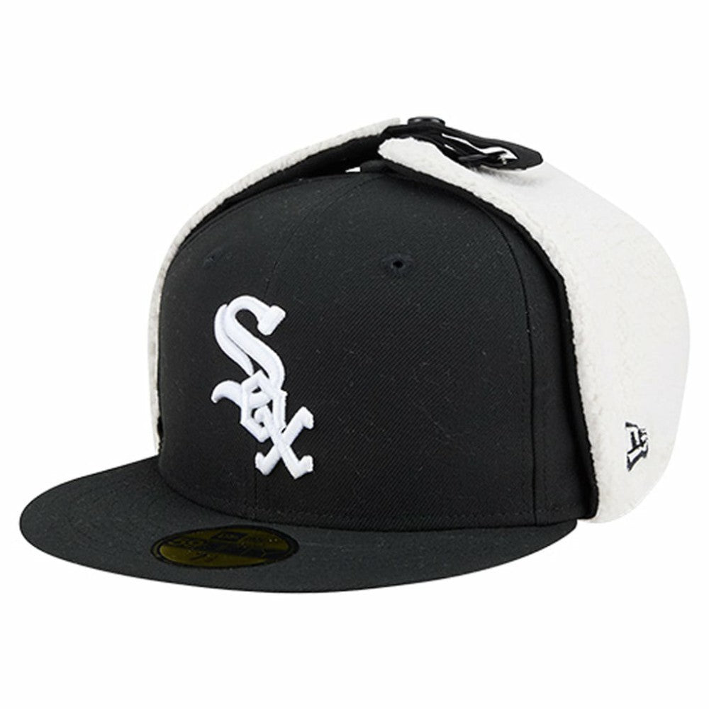 Black Chicago White Sox New Era Dog Ear Classic 59FIFTY Fitted Hat