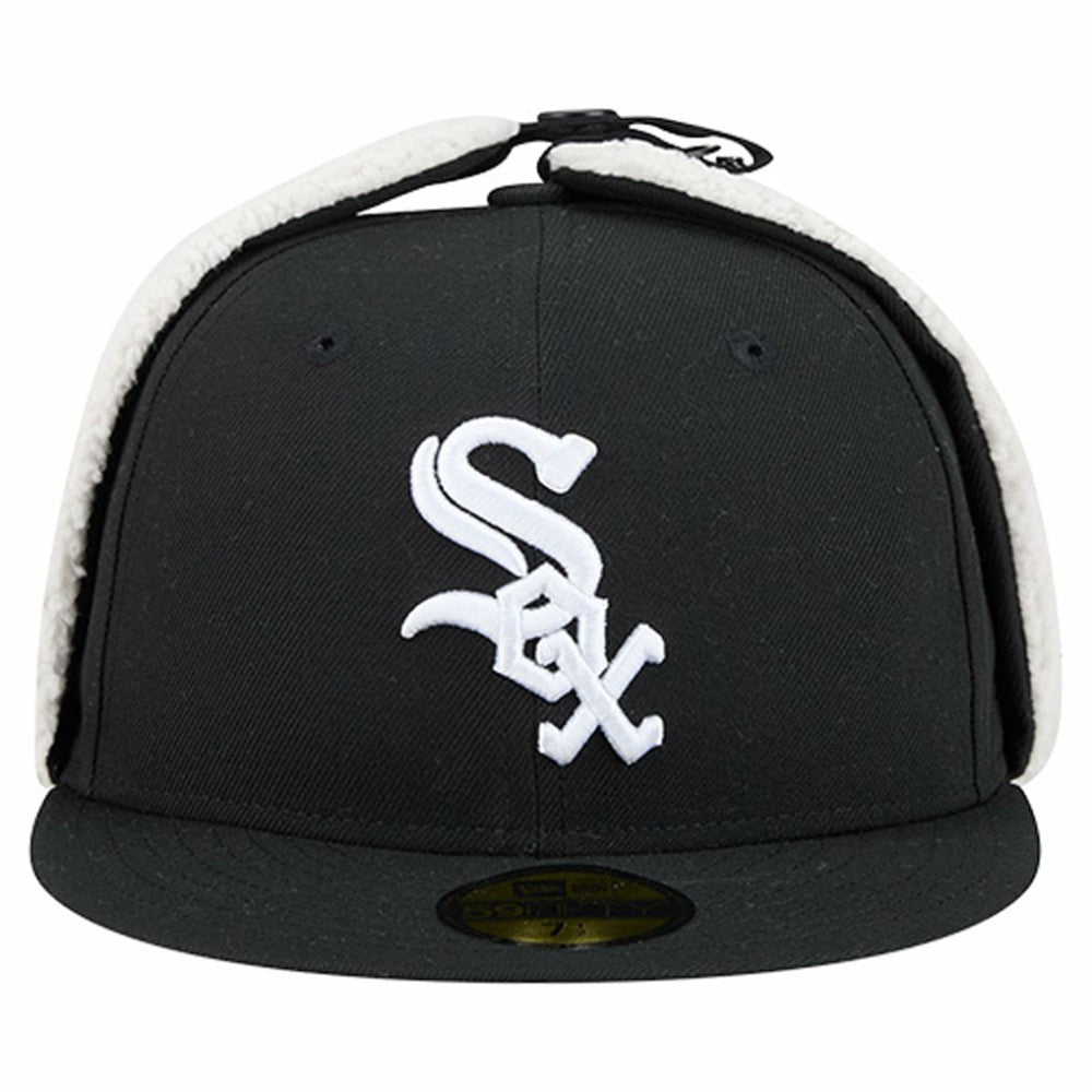 Black Chicago White Sox New Era Dog Ear Classic 59FIFTY Fitted Hat