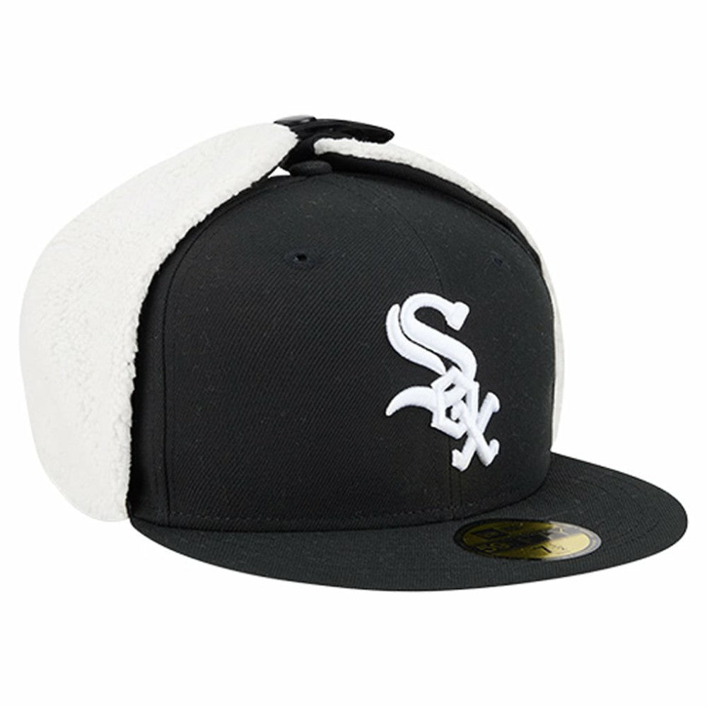 Black Chicago White Sox New Era Dog Ear Classic 59FIFTY Fitted Hat