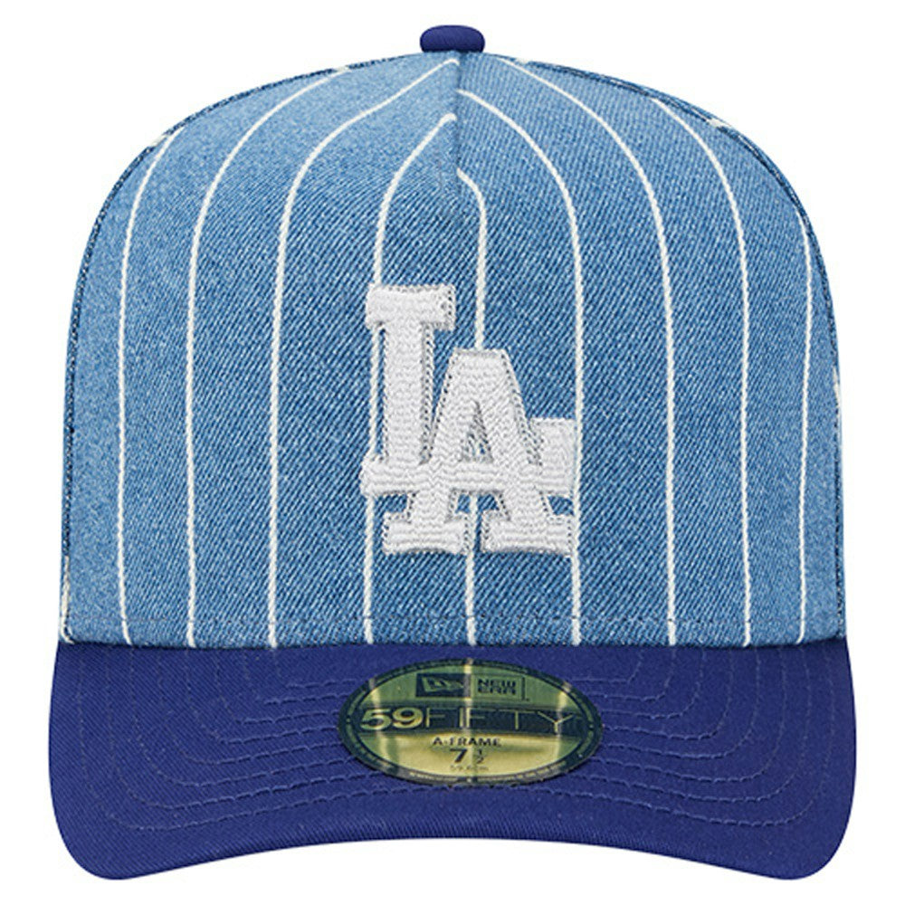 Blue/Royal Los Angeles Dodgers New Era Parallel A-Frame 59FIFTY Fitted Hat
