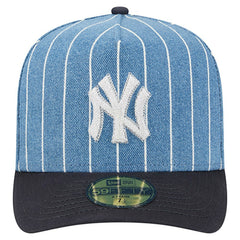 Blue/Navy New York Yankees New Era Parallel A-Frame 59FIFTY Fitted Hat