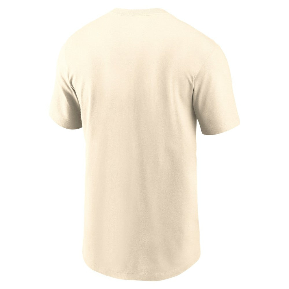 Cream Chicago Cubs Nike Camo Logo T-Shirt