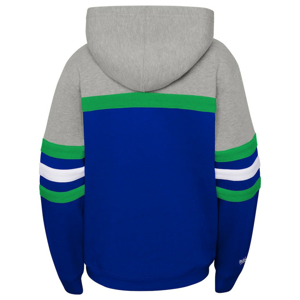 Youth Throwback Head Coach Pullover Hoodie - Seattle Seahawks Hoodies