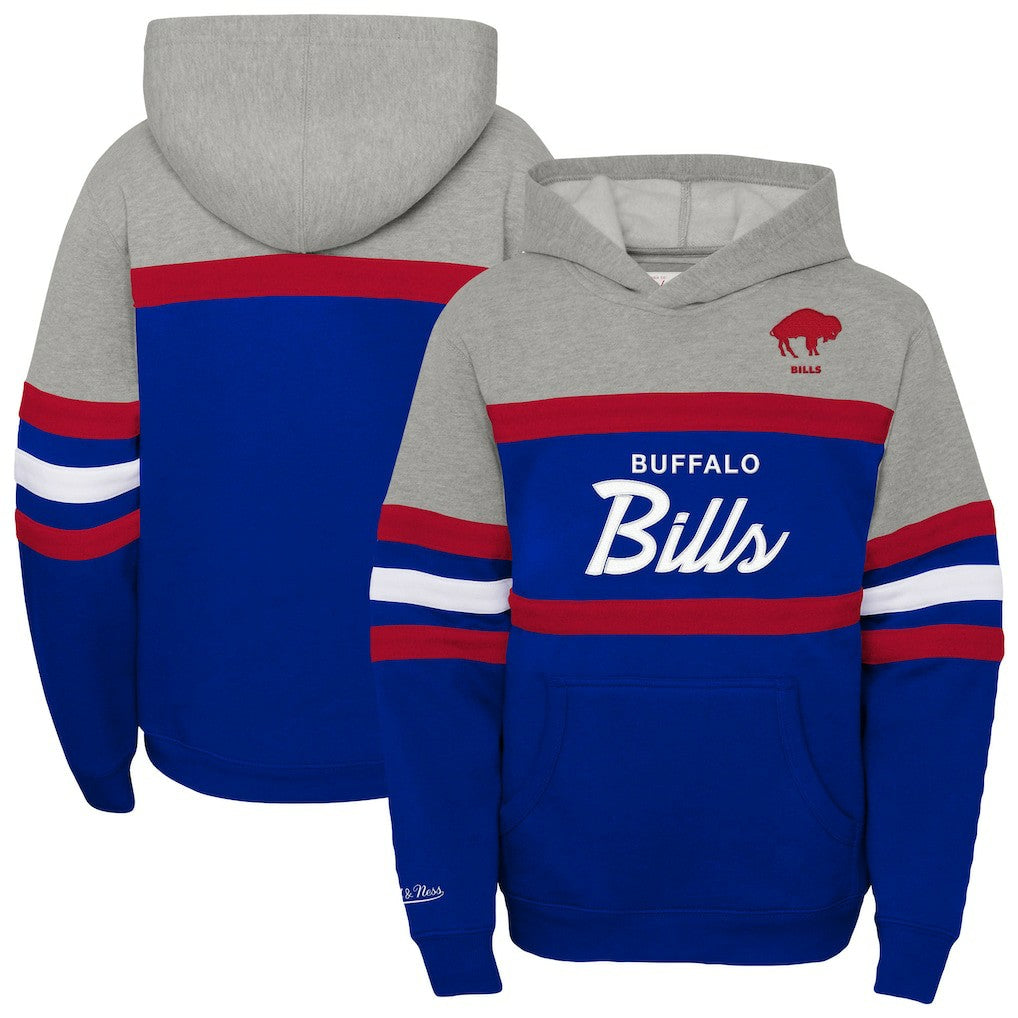 Youth Throwback Head Coach Pullover Hoodie - Buffalo Bills Hoodies