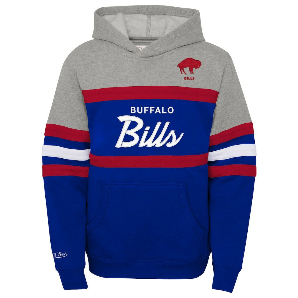 Youth Throwback Head Coach Pullover Hoodie - Buffalo Bills Hoodies