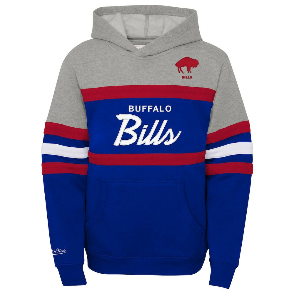 Youth Throwback Head Coach Pullover Hoodie - Buffalo Bills Hoodies