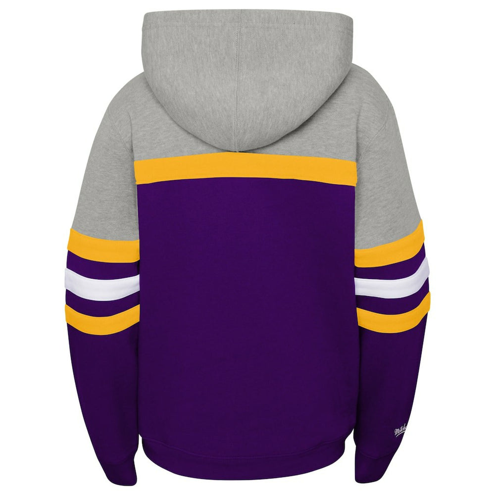 Youth Throwback Head Coach Pullover Hoodie - Minnesota Vikings Hoodies