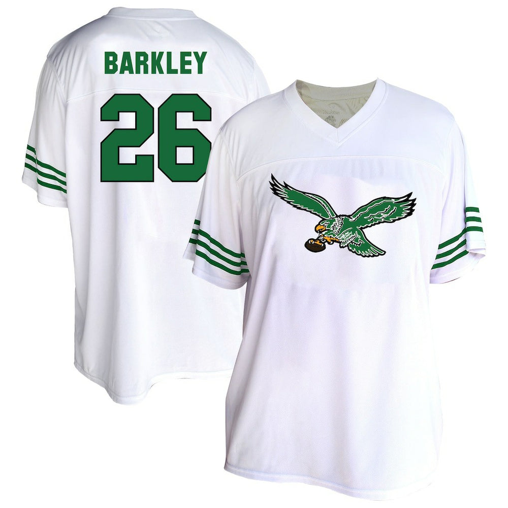 Saquon Barkley  Women's Plus Size Fashion Jersey - Philadelphia Eagles Jerseys