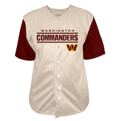 Jayden Daniels  Big & Tall Baseball Button-Up Shirt - Washington Commanders