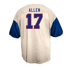 Josh Allen  Big & Tall Baseball Button-Up Shirt - Buffalo Bills