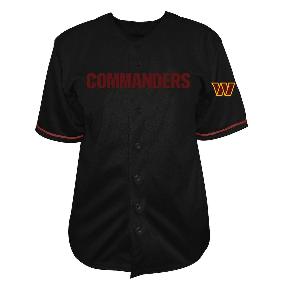 Jayden Daniels  Big & Tall Baseball Button-Up Shirt - Washington Commanders