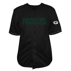 Jordan Love  Big & Tall Baseball Button-Up Shirt - Green Bay Packers