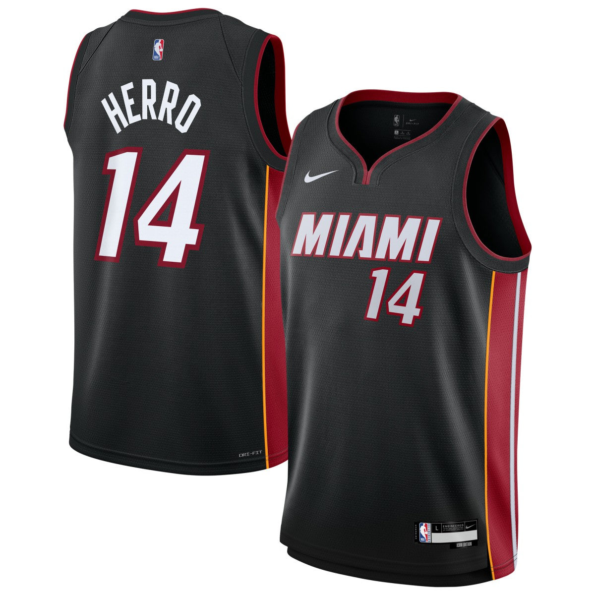 Nike Tyler Herro Miami Heat Youth Swingman Jersey