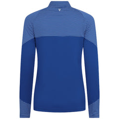 Royal Toronto Blue Jays Levelwear Women's Classic Stripes Insignia 2.0 Raglan Quarter-Zip Top