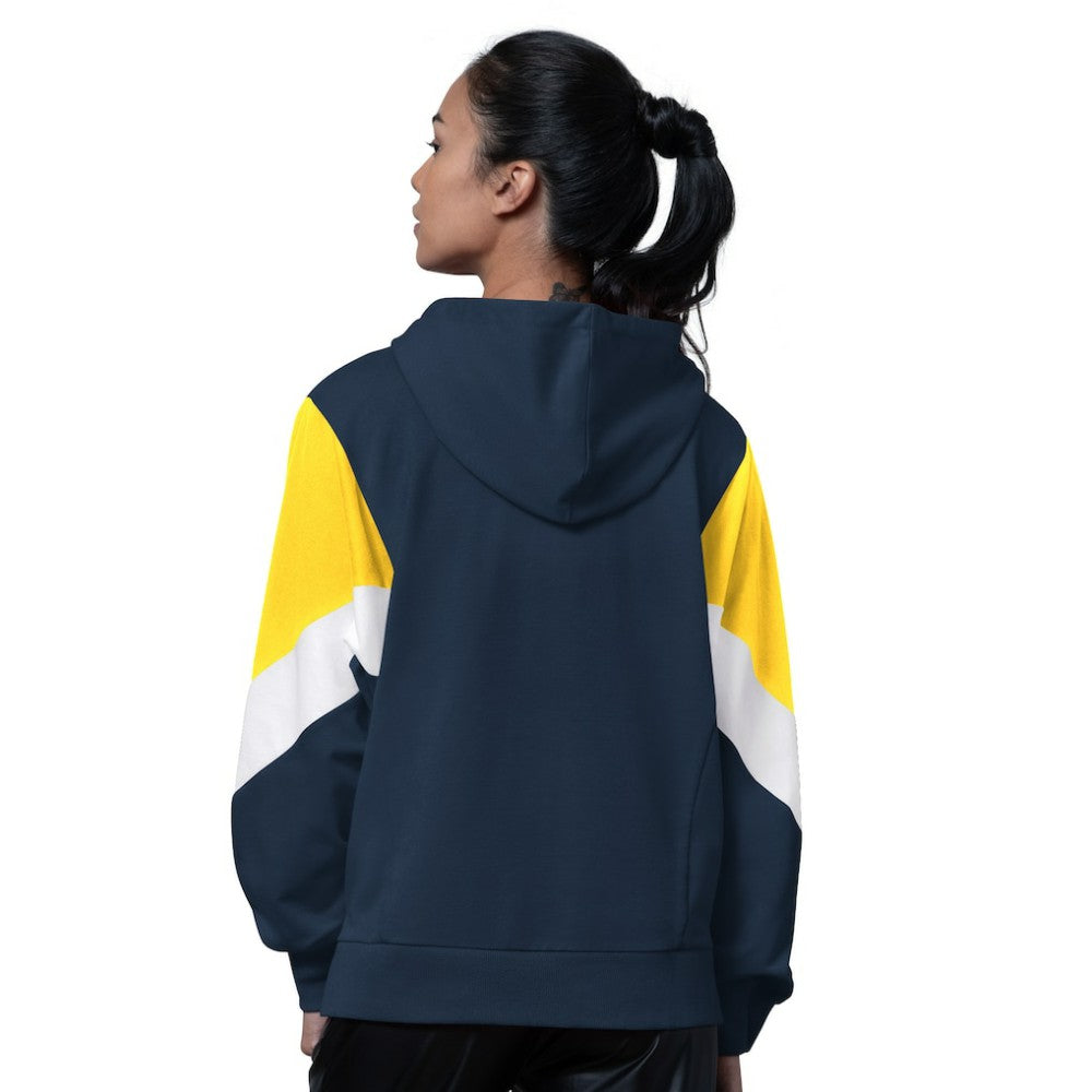 Navy Milwaukee Brewers Starter Women's Scrimmage Pullover Hoodie