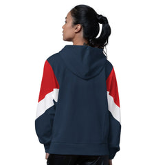 Navy Atlanta Braves Starter Women's Scrimmage Pullover Hoodie